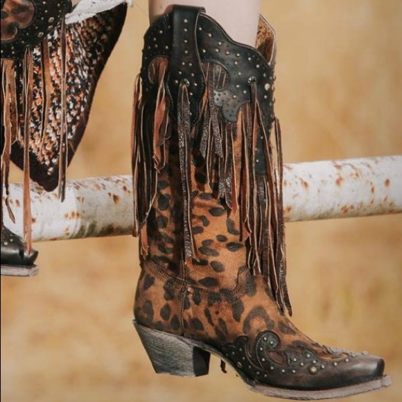 corral boots fringe